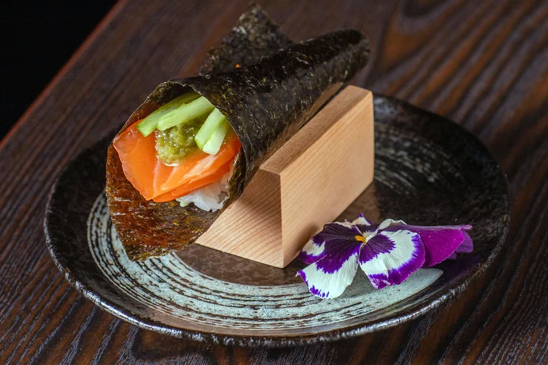 Wasabi Salmon Hand Roll